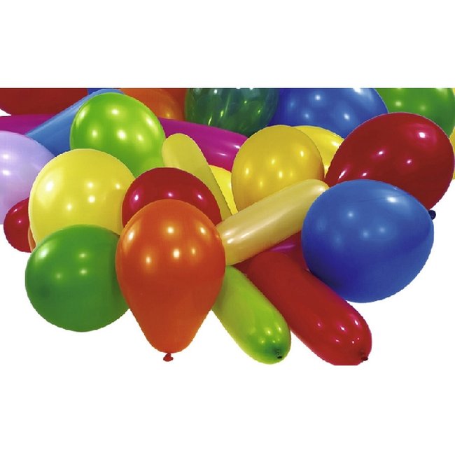 Globos Star Value 25 assorted Latex Balloons 