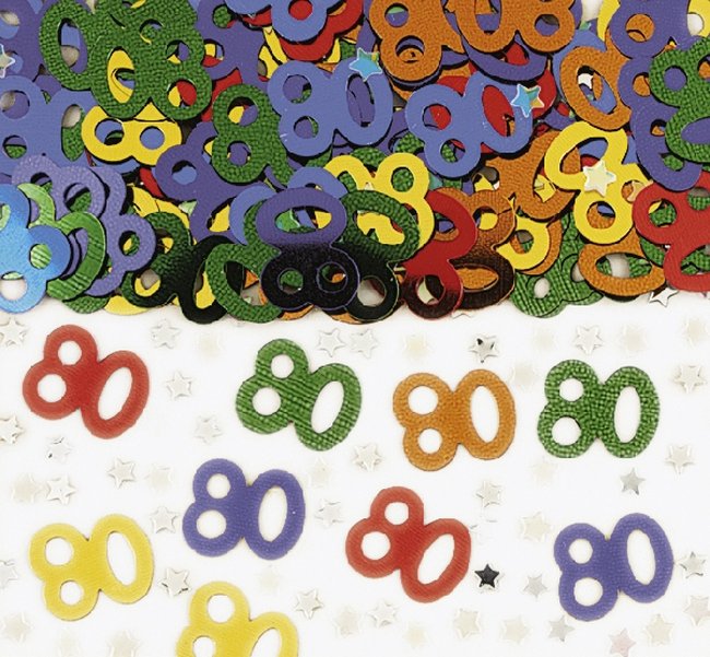 Confeti Numero 80 Multicolor 14gr