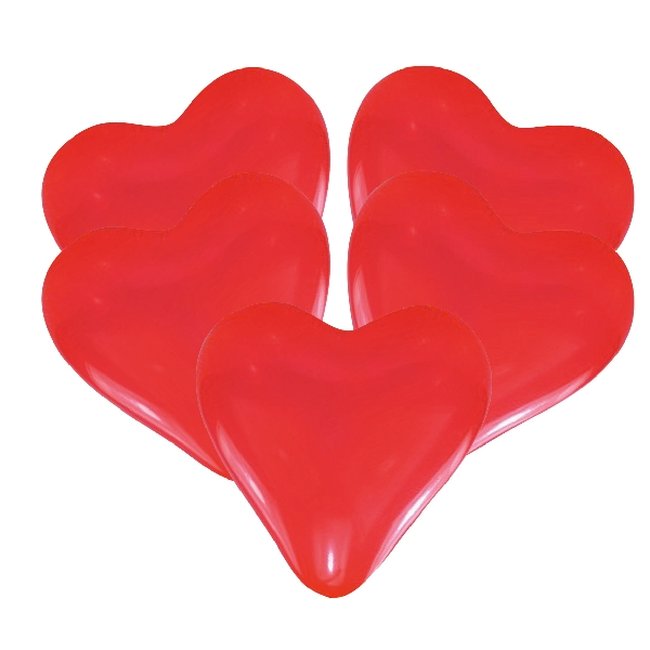 Globos Latex Forma Corazon Mediano 27,5cm