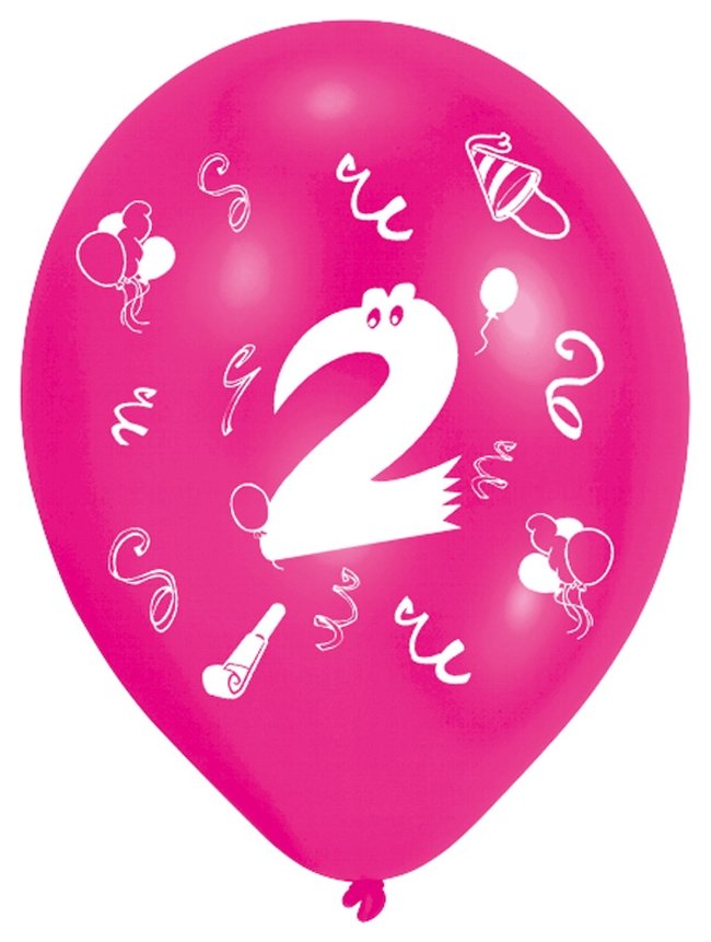 Globos 25cm Age 2 2-S