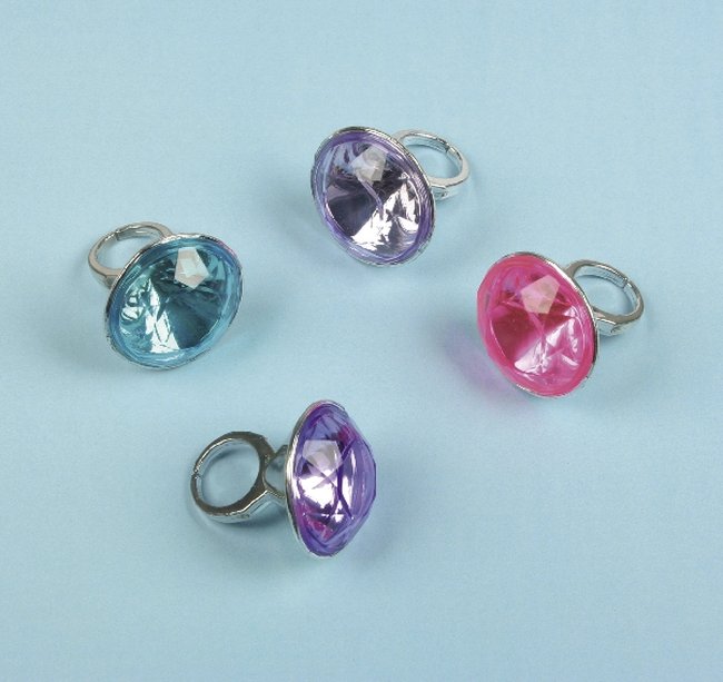 Juguete Anillos Joya Plastico