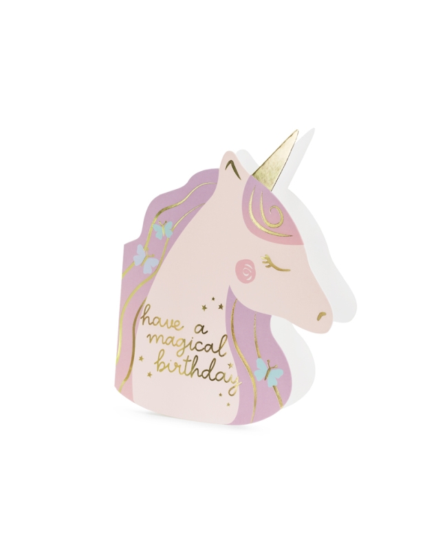 Tarjeta Bday Unicornio 15X18,5cm ***OFERTA DTO NO ACUMULABLE
