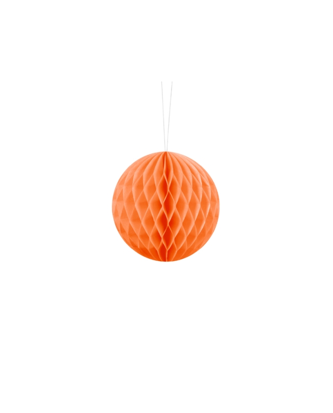 Bola Nido Abeja Naranja 10cm ***OFERTA DTO NO ACUMULABLE