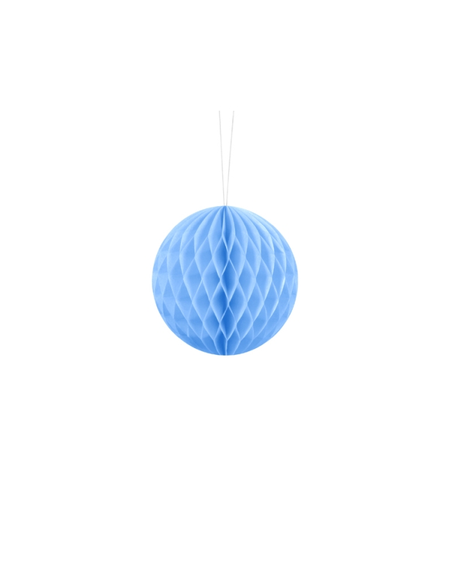 Bola Nido Abeja Azul Claro 10cm ***OFERTA DTO NO ACUMULABLE