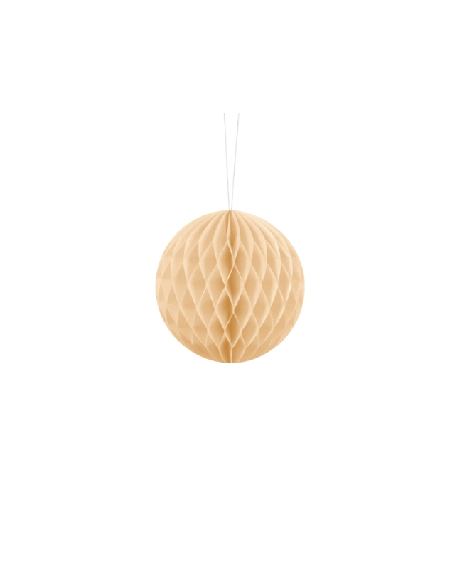 Bola Nido Abeja Crema Claro 10cm ***OFERTA DTO NO ACUMULABLE