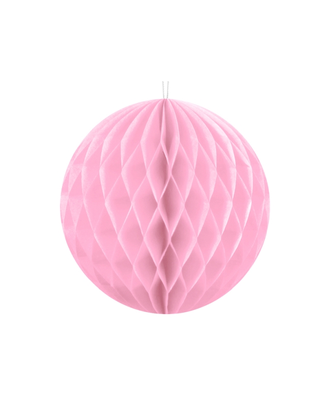 Bola Nido Abeja Rosa Claro 10cm ***OFERTA DTO NO ACUMULABLE