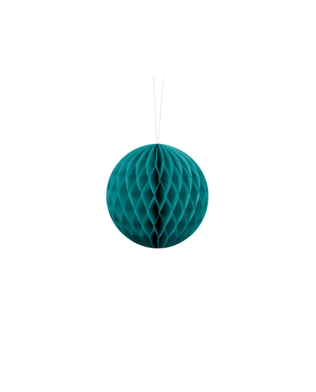 Bola Nido Abeja Azul Turquesa Pastel 10cm ***OFERTA DTO NO ACUMULABLE