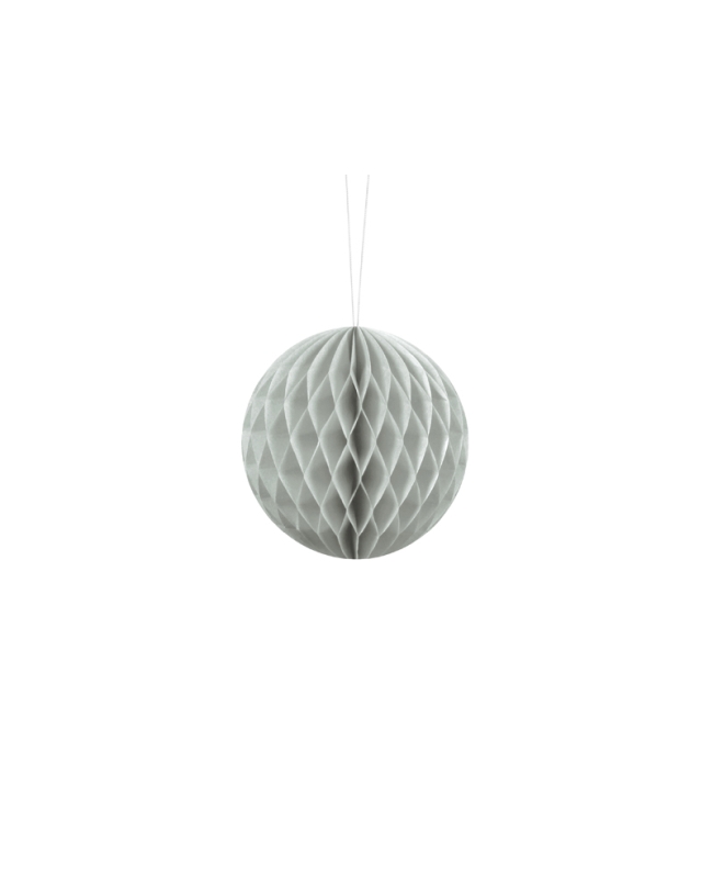 Bola Nido Abeja Gris Claro 10cm ***OFERTA DTO NO ACUMULABLE