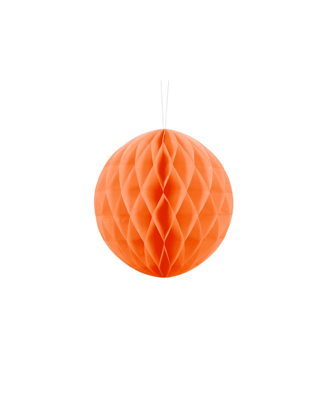 Bola Nido Abeja Naranja 20cm ***OFERTA DTO NO ACUMULABLE