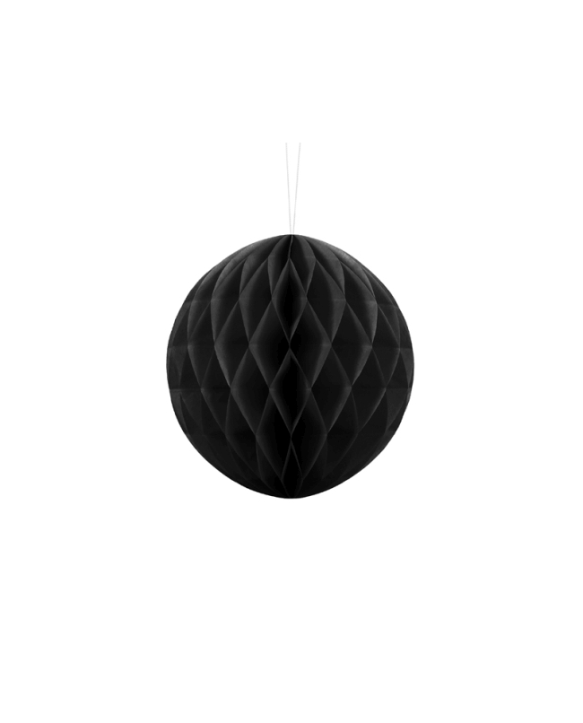 Bola Nido Abeja Negro 20cm ***OFERTA DTO NO ACUMULABLE