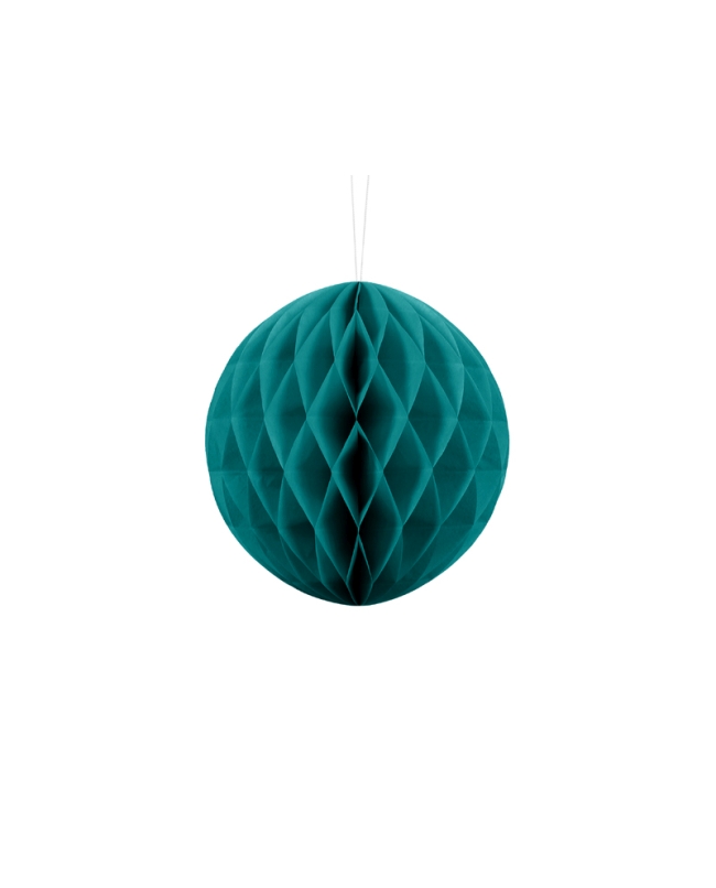 Bola Nido Abeja Azul Turquesa Pastel 20cm ***OFERTA DTO NO ACUMULABLE