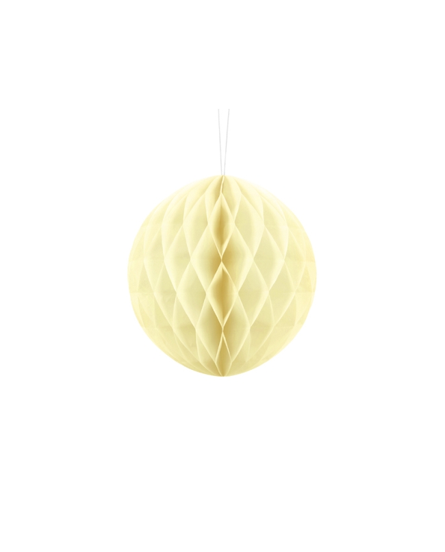 Bola Nido Abeja Amarillo Palido 20cm ***OFERTA DTO NO ACUMULABLE