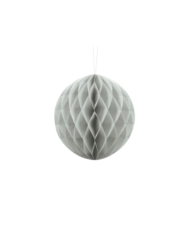 Bola Nido Abeja Gris Claro 20cm ***OFERTA DTO NO ACUMULABLE