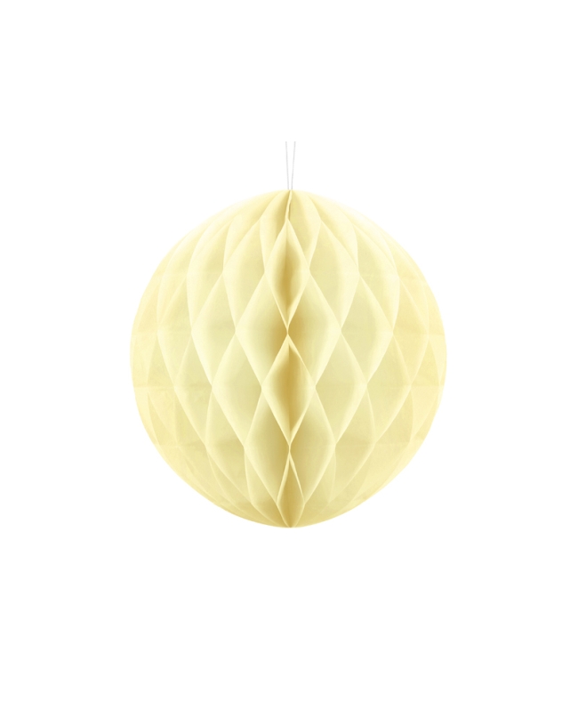 Bola Nido Abeja Amarillo Palido 30cm ***OFERTA DTO NO ACUMULABLE