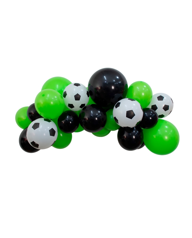 Kit Guirnalda Globos Latex Sempertex Futbol - 67 Globos