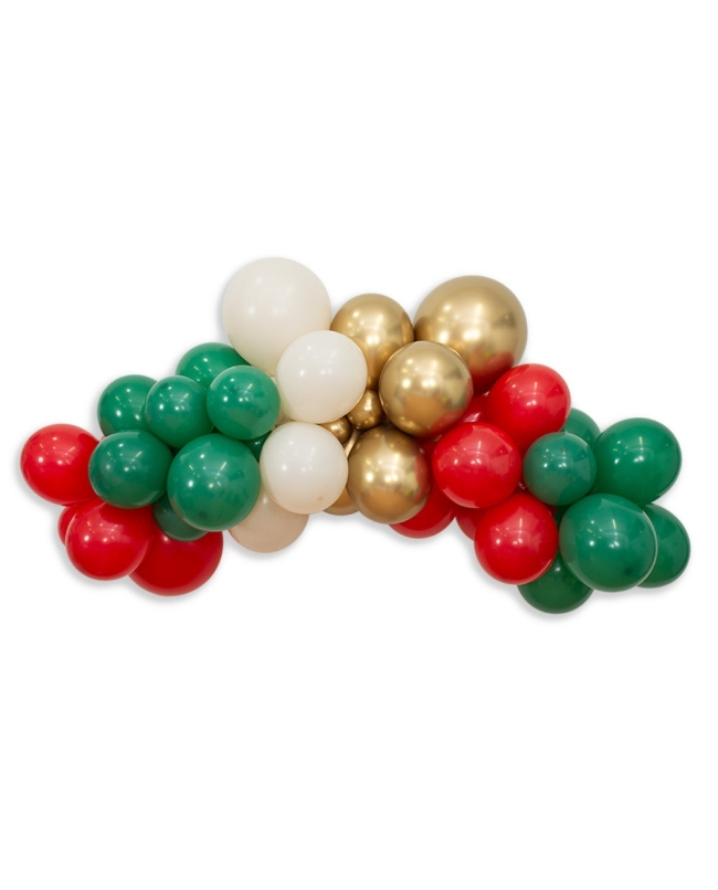 Kit Guirnalda Globos Latex Sempertex Navidad - 67 Globos 015 - 032 - 107 - 970