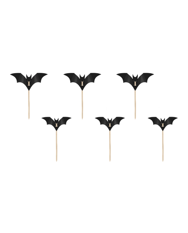 Deco Pastel Murcielagos 3.6-4.7cm ***OFERTA DTO NO ACUMULABLE