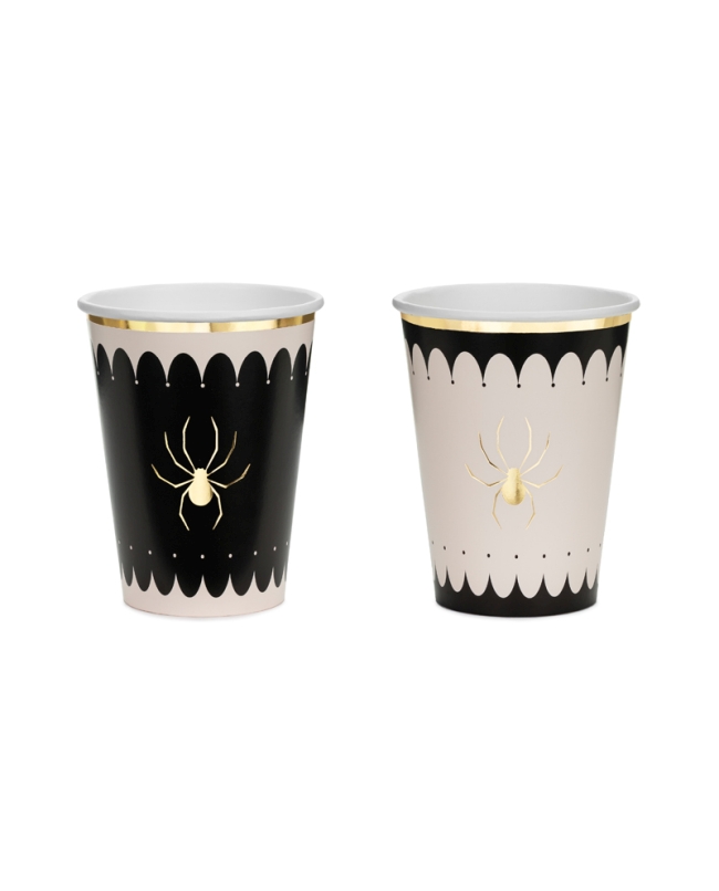 Vasos Araña Borde Oro 400 ml ***OFERTA DTO NO ACUMULABLE