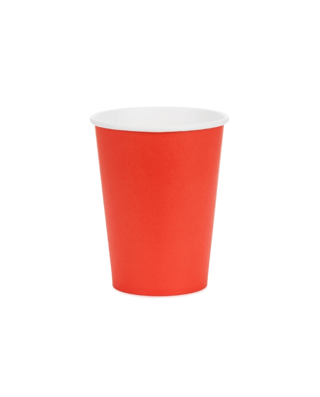 Vasos Papel 250ml Rojo ***OFERTA DTO NO ACUMULABLE