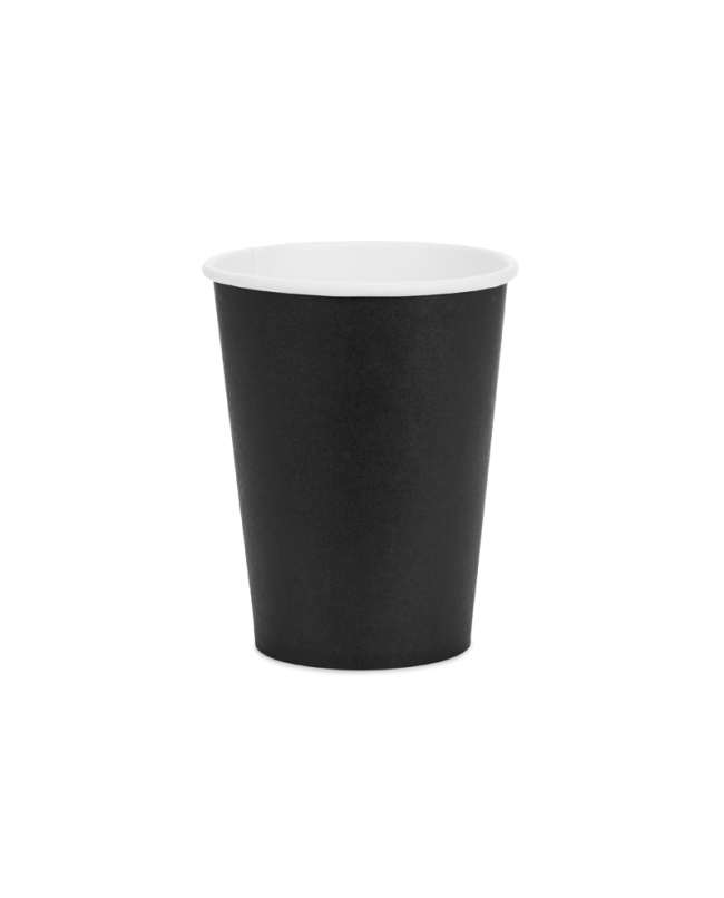 Vasos Papel 250ml Negros ***OFERTA DTO NO ACUMULABLE