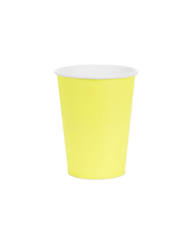Vasos Papel 250ml Amarillo ***OFERTA DTO NO ACUMULABLE