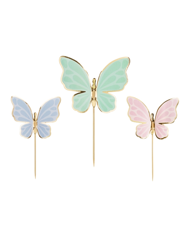 Adornos Tarta Mariposas 9X6,5cm ***OFERTA DTO NO ACUMULABLE