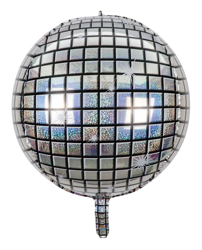 Globo Foil Esfera Bola Disco 55cm
