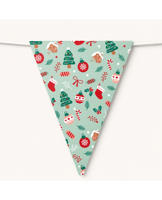 Banderin 3m Navidad Colección Liragram