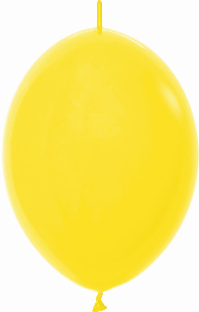 Globo Latex Link-O-Loon 12 Sempertex Fashion Solido Amarillo 29cm