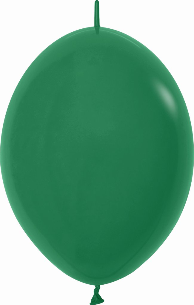 Globo Latex Link-O-Loon 12 Sempertex Fashion Solido Verde Selva 29cm