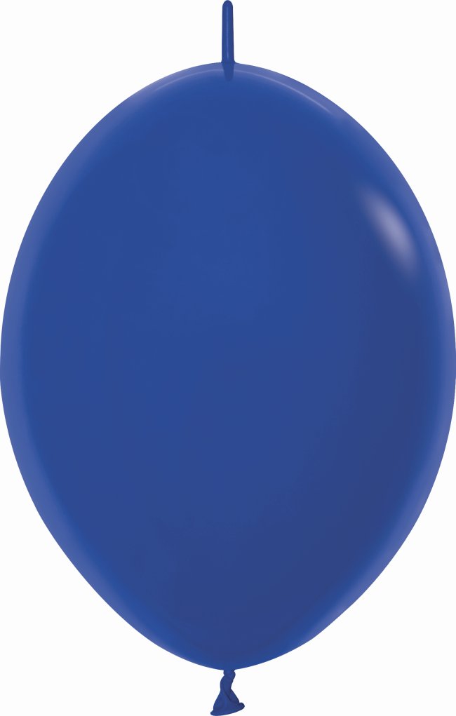 Globo Latex Link-O-Loon 12 Sempertex Fashion Solido Azul Real 29cm