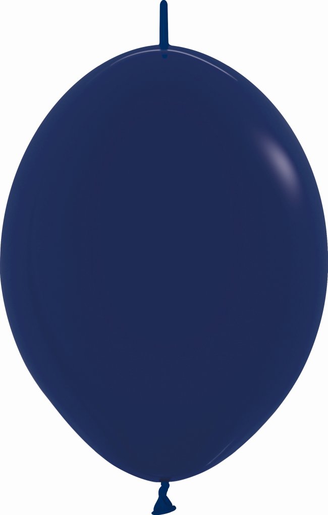 Globo Latex Link-O-Loon 12 Sempertex Fashion Solido Azul Naval 29cm