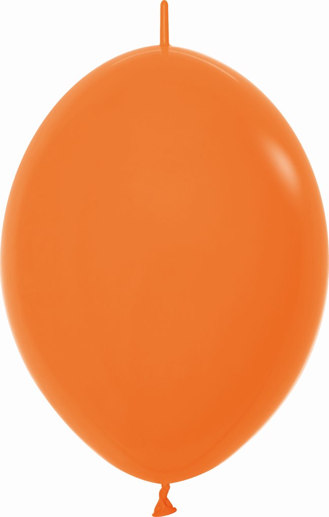Globo Latex Link-O-Loon 12 Sempertex Fashion Solido Naranja 29cm