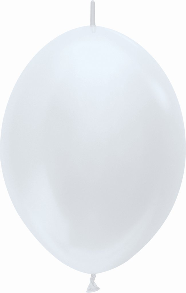 Globo Latex Link-O-Loon 12 Sempertex Satin Blanco 29cm