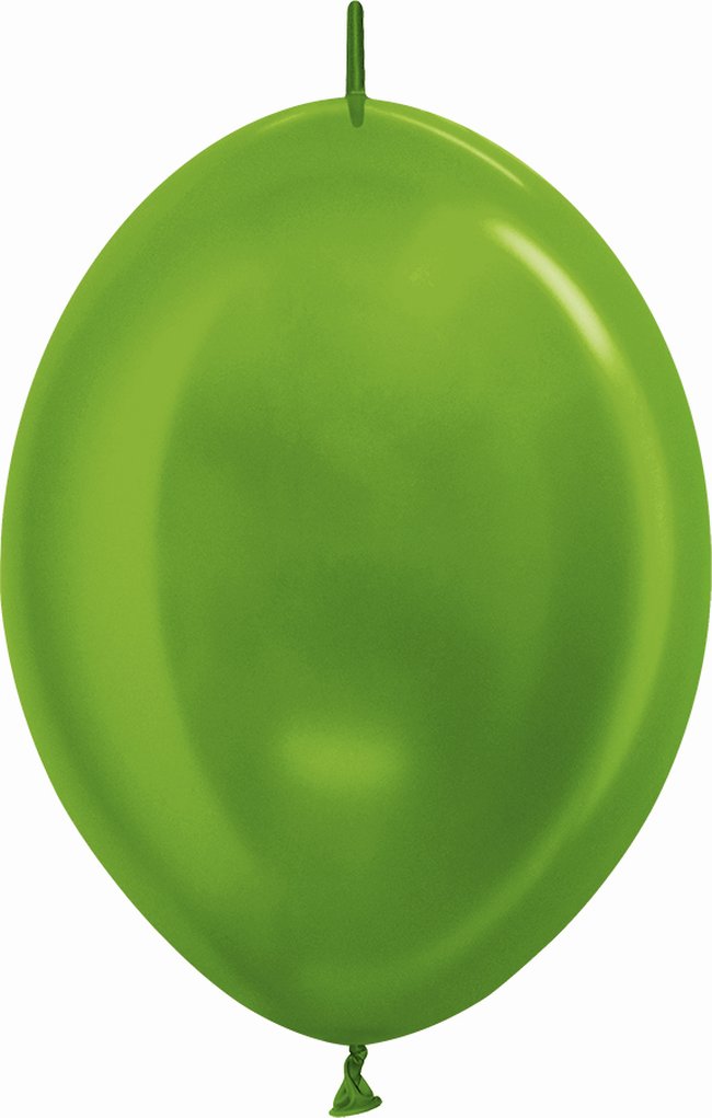 Globo Latex Link-O-Loon 12 Sempertex Metal Verde Lima 29cm