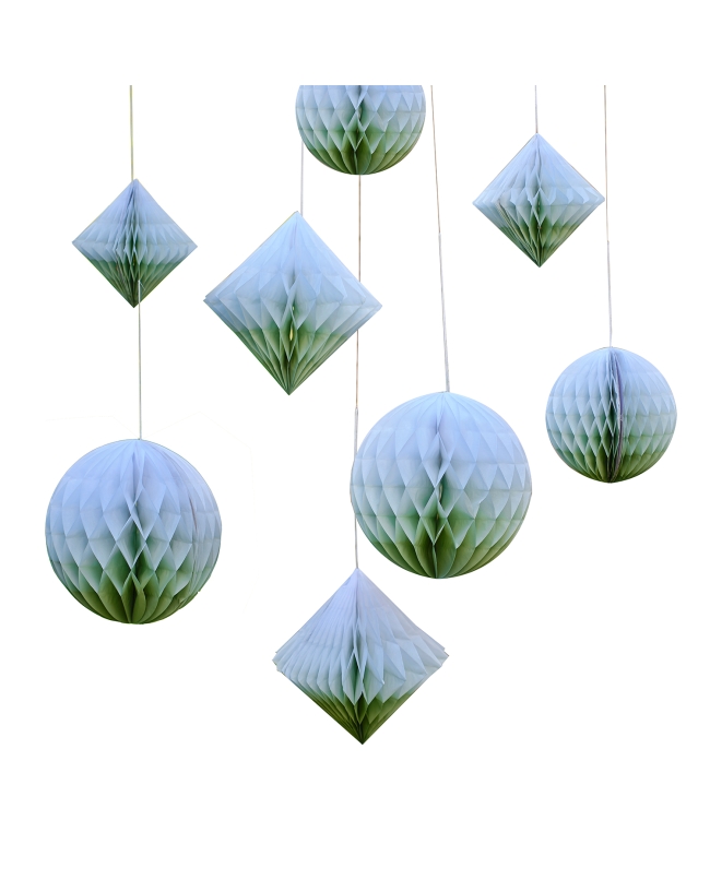 Telon Fondo Sage Dip Dye Honeycombs ***OFERTA DTO NO ACUMULABLE