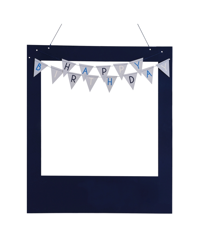 Marco Foto Personalizable Happy Bday Con Banderin 72X62,5 ***OFERTA DTO NO ACUMULABLE