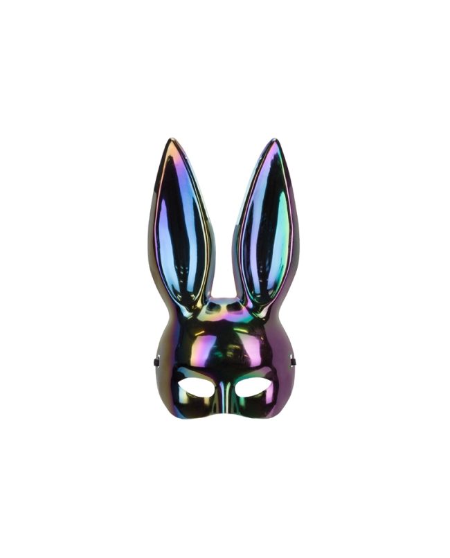 Mascara Conejo Negro 16.5X34cm ***OFERTA DTO NO ACUMULABLE