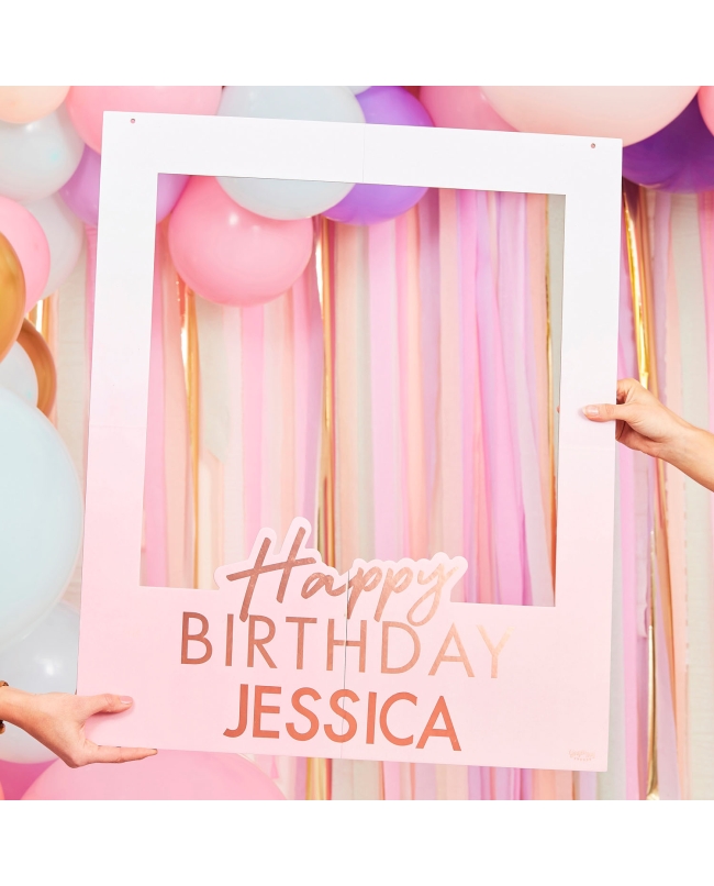Marco Foto Personalizable Happy Bday 72X60cm ***OFERTA DTO NO ACUMULABLE