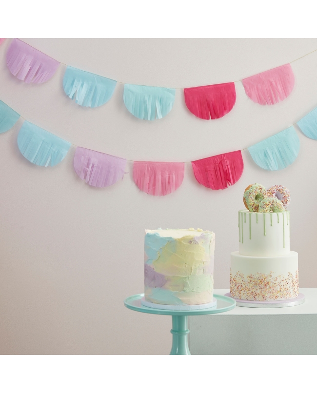Guirnalda Semi Circulos Pastel 3m ***OFERTA DTO NO ACUMULABLE