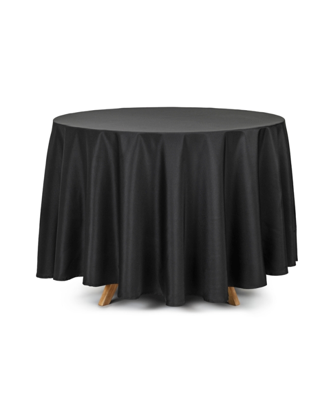 Mantel Redondo Negro 230cm Poliester ***OFERTA DTO NO ACUMULABLE