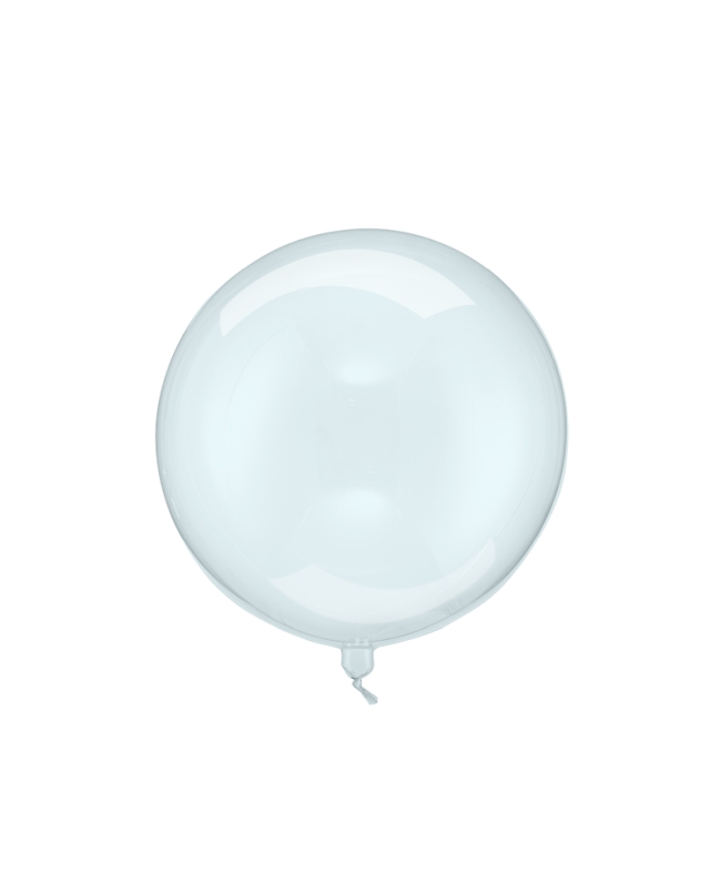 Globo Esfera Azul Transparente 40cm ***OFERTA DTO NO ACUMULABLE