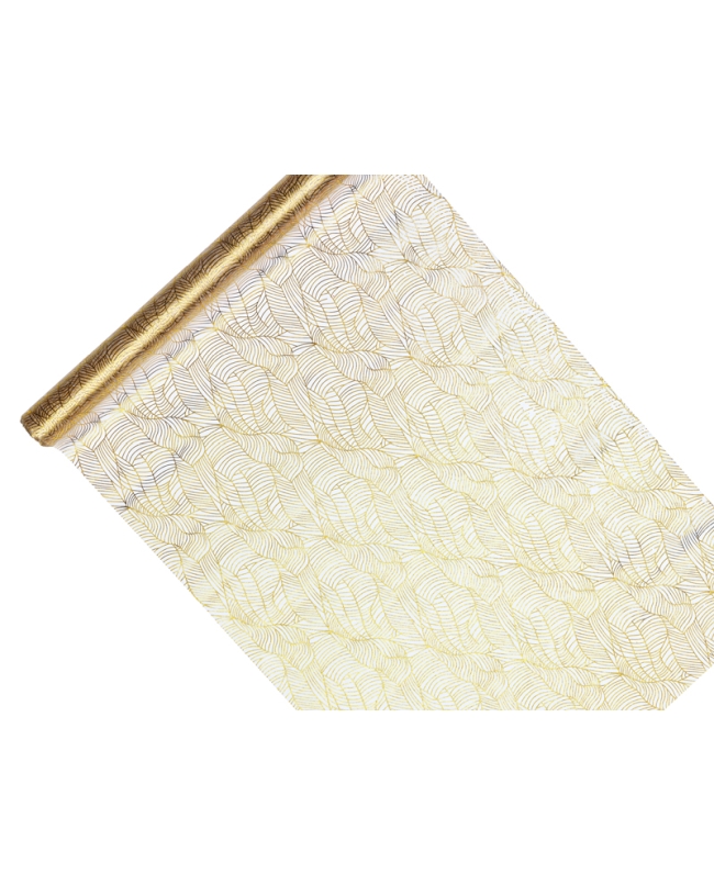 Organza Estampada Blanco 0,48X9M ***OFERTA DTO NO ACUMULABLE