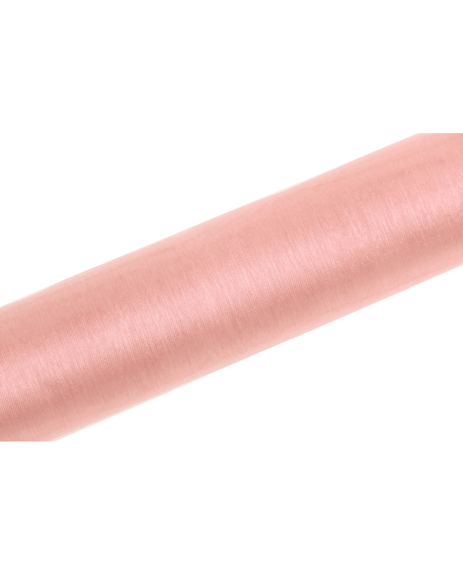 Organza Lisa Rosa Palido 0,16X9M ***OFERTA DTO NO ACUMULABLE