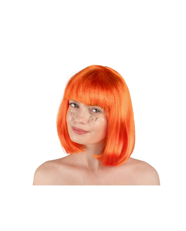 Peluca Cleopatra Naranja ***OFERTA DTO NO ACUMULABLE