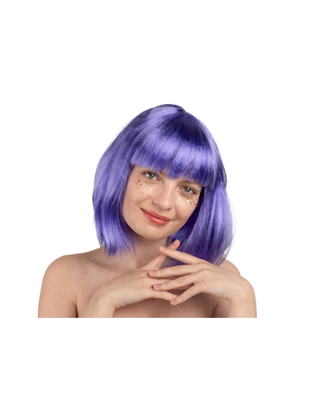 Peluca Cleopatra Morada ***OFERTA DTO NO ACUMULABLE