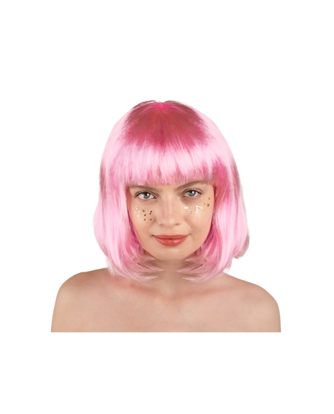 Peluca Cleopatra Rosa Claro ***OFERTA DTO NO ACUMULABLE