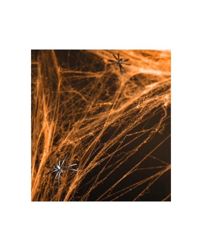 Telaraña Halloween Naranja 60gr ***OFERTA DTO NO ACUMULABLE