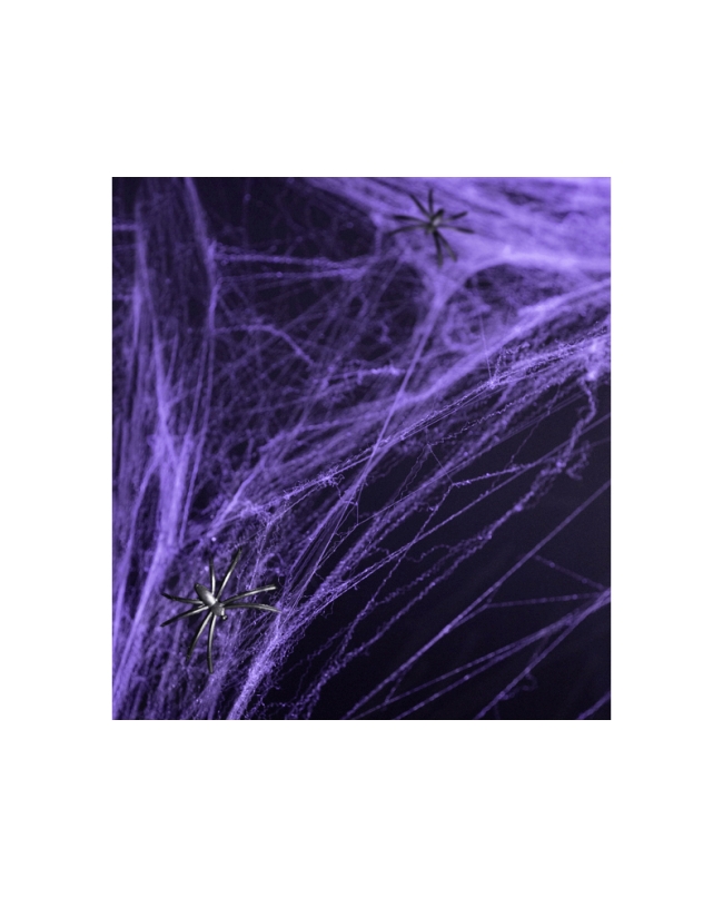 Telaraña Halloween Violeta 60gr ***OFERTA DTO NO ACUMULABLE
