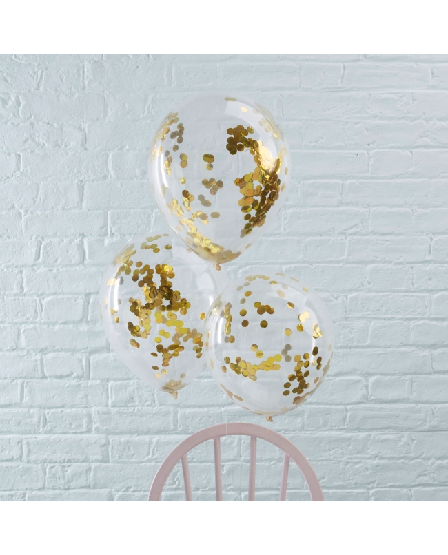 Globos Confetti Oro ***OFERTA DTO NO ACUMULABLE